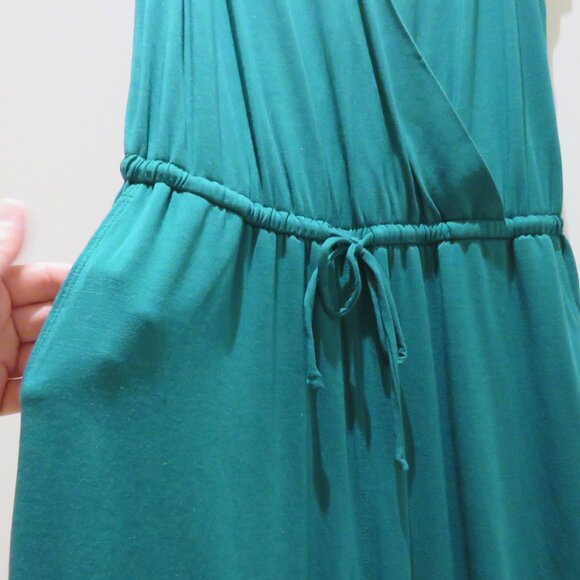 KIT AND ACE Banyan Jumpsuit in Forest Green Stretch Comfy Travel Active - Size M - Picture 7 of 11